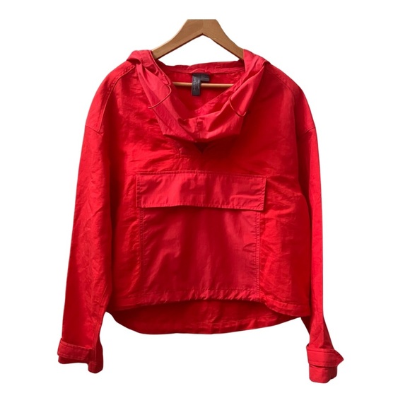 Sweaty Betty Nomad Pullover, hoodie jacket, tulip red, linen & organic cotton, S - Picture 4 of 15
